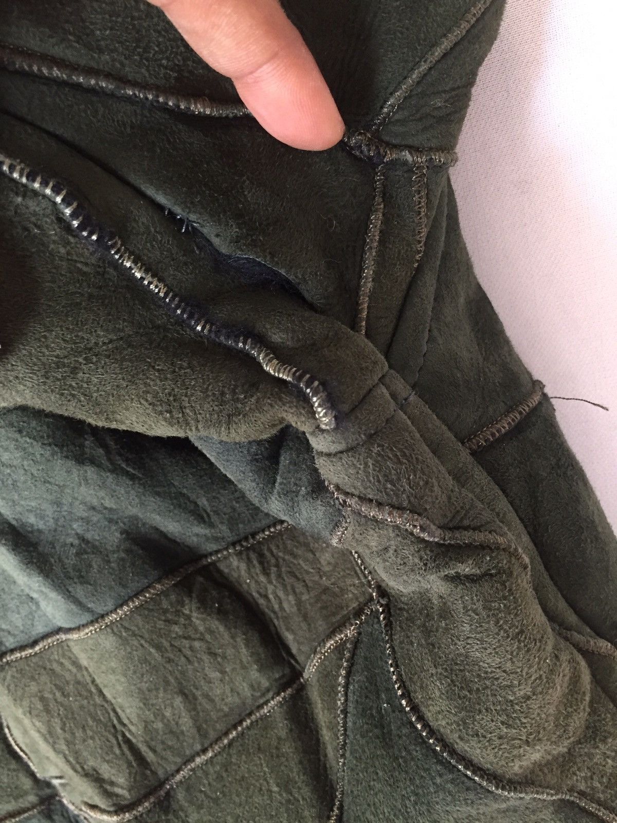 Hai Sporting Gear ISSEY MIYAKE SUEDE LEATHER SHERLING JACKET Size US M / EU 48-50 / 2 - 11 Thumbnail