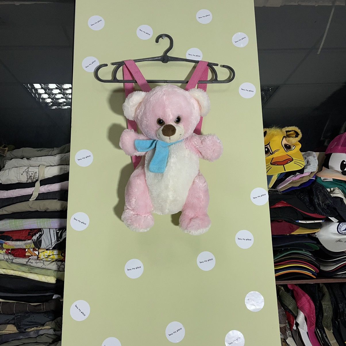 Vintage Vintage Y2K Japanese Pink Plush Bear Stuffed Toy Keychain OS Size ONE SIZE - 1 Thumbnail