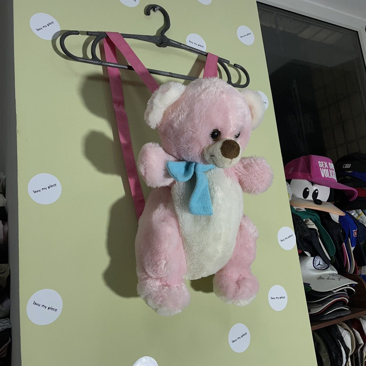 Vintage Vintage Y2K Japanese Pink Plush Bear Stuffed Toy Keychain OS Size ONE SIZE - 2 Thumbnail