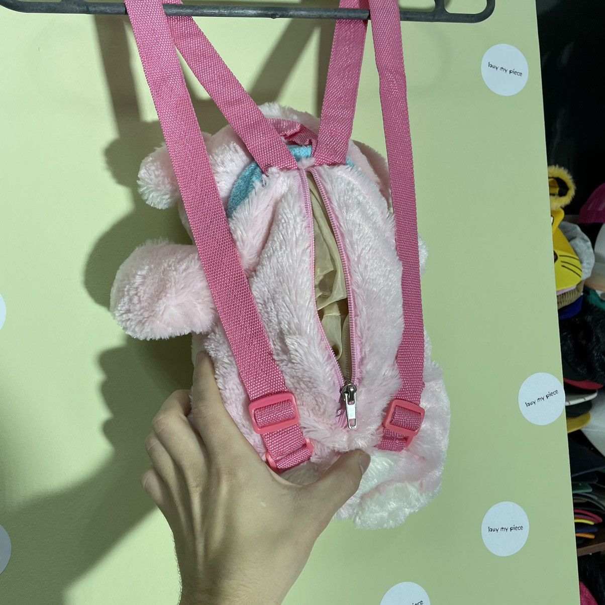 Vintage Vintage Y2K Japanese Pink Plush Bear Stuffed Toy Keychain OS Size ONE SIZE - 7 Thumbnail