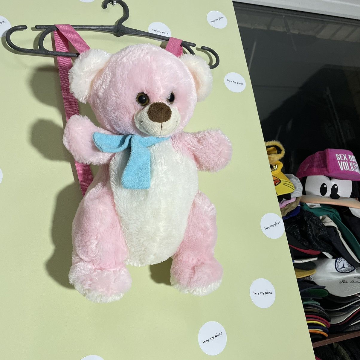 Vintage Vintage Y2K Japanese Pink Plush Bear Stuffed Toy Keychain OS Size ONE SIZE - 4 Thumbnail