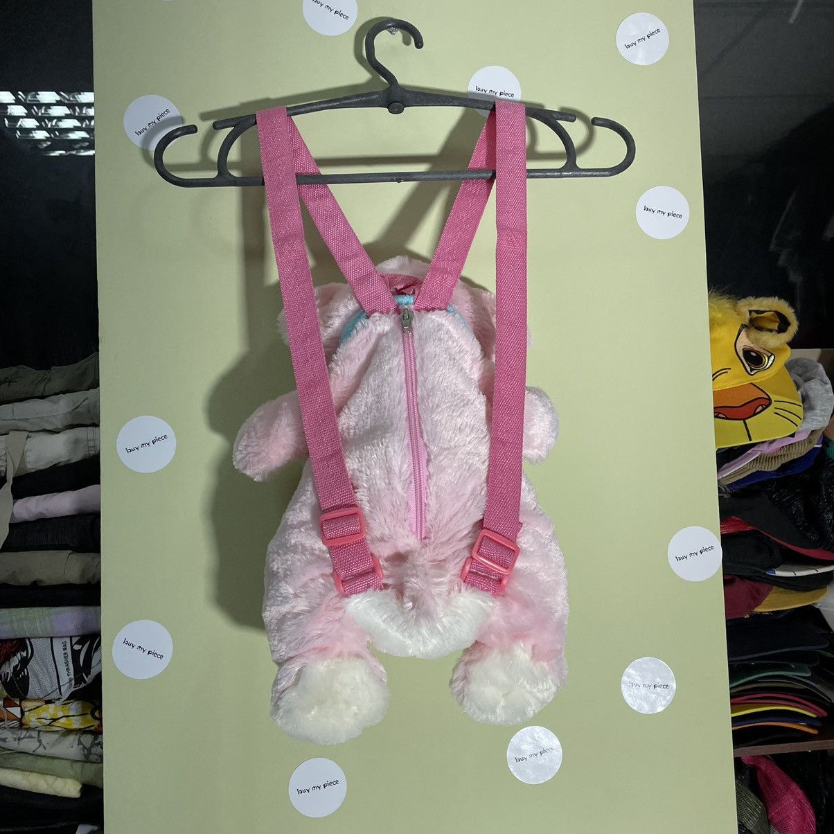 Vintage Vintage Y2K Japanese Pink Plush Bear Stuffed Toy Keychain OS Size ONE SIZE - 6 Thumbnail