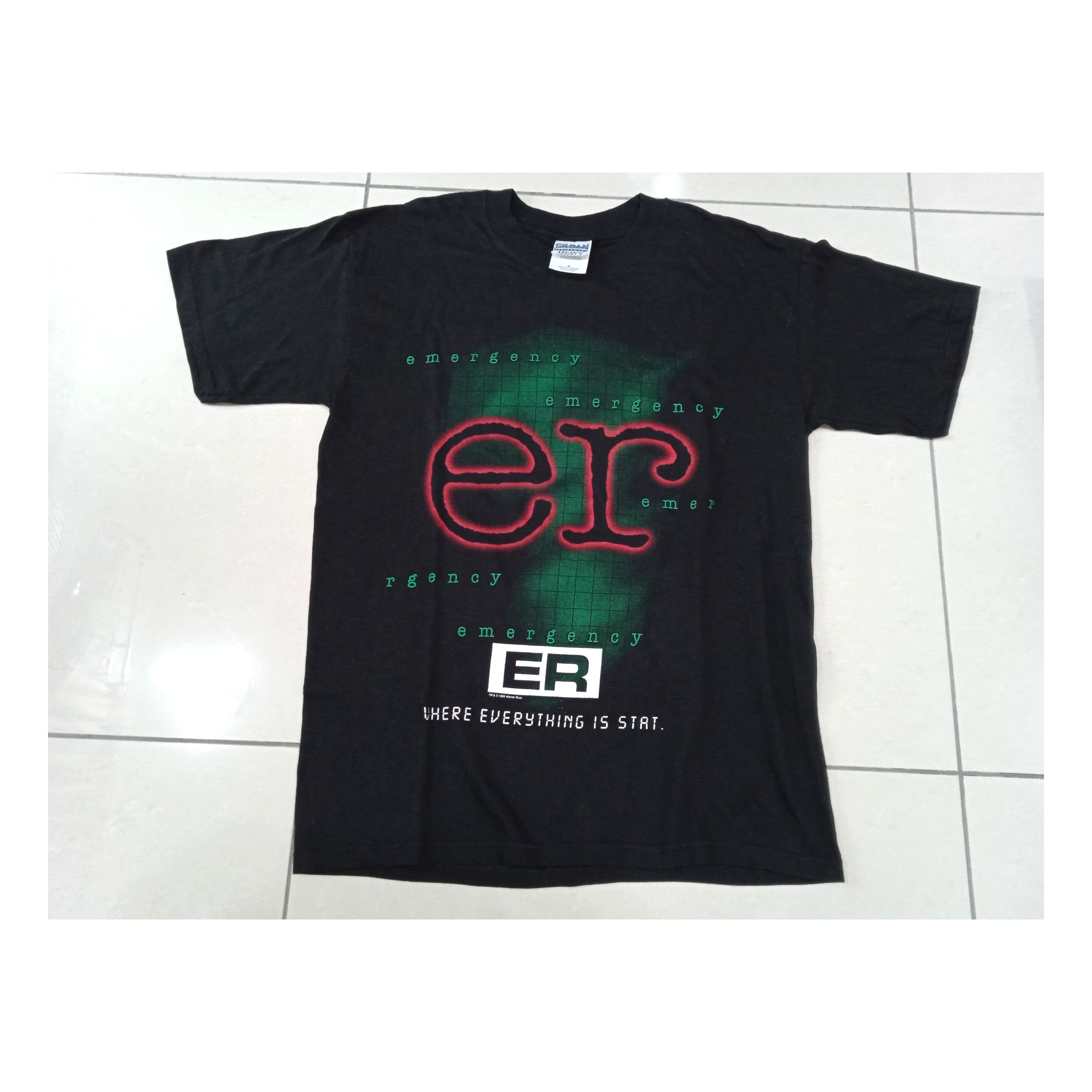 Vintage VINTAGE ER 90s T Shirt Size US M / EU 48-50 / 2 - 1 Thumbnail
