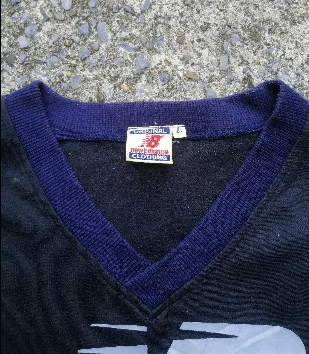New Balance Vintage New Balance Longsleeve Stripe Shirt Size US L / EU 52-54 / 3 - 5 Thumbnail