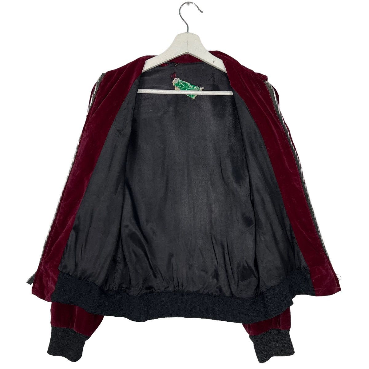 Vintage 🔥 VINTAGE 50s SPORTSMAN OUTWEAR VELVET BOMBER JACKET CROWN Size US M / EU 48-50 / 2 - 7 Thumbnail