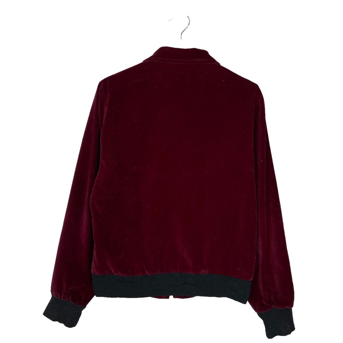 Vintage 🔥 VINTAGE 50s SPORTSMAN OUTWEAR VELVET BOMBER JACKET CROWN Size US M / EU 48-50 / 2 - 8 Thumbnail