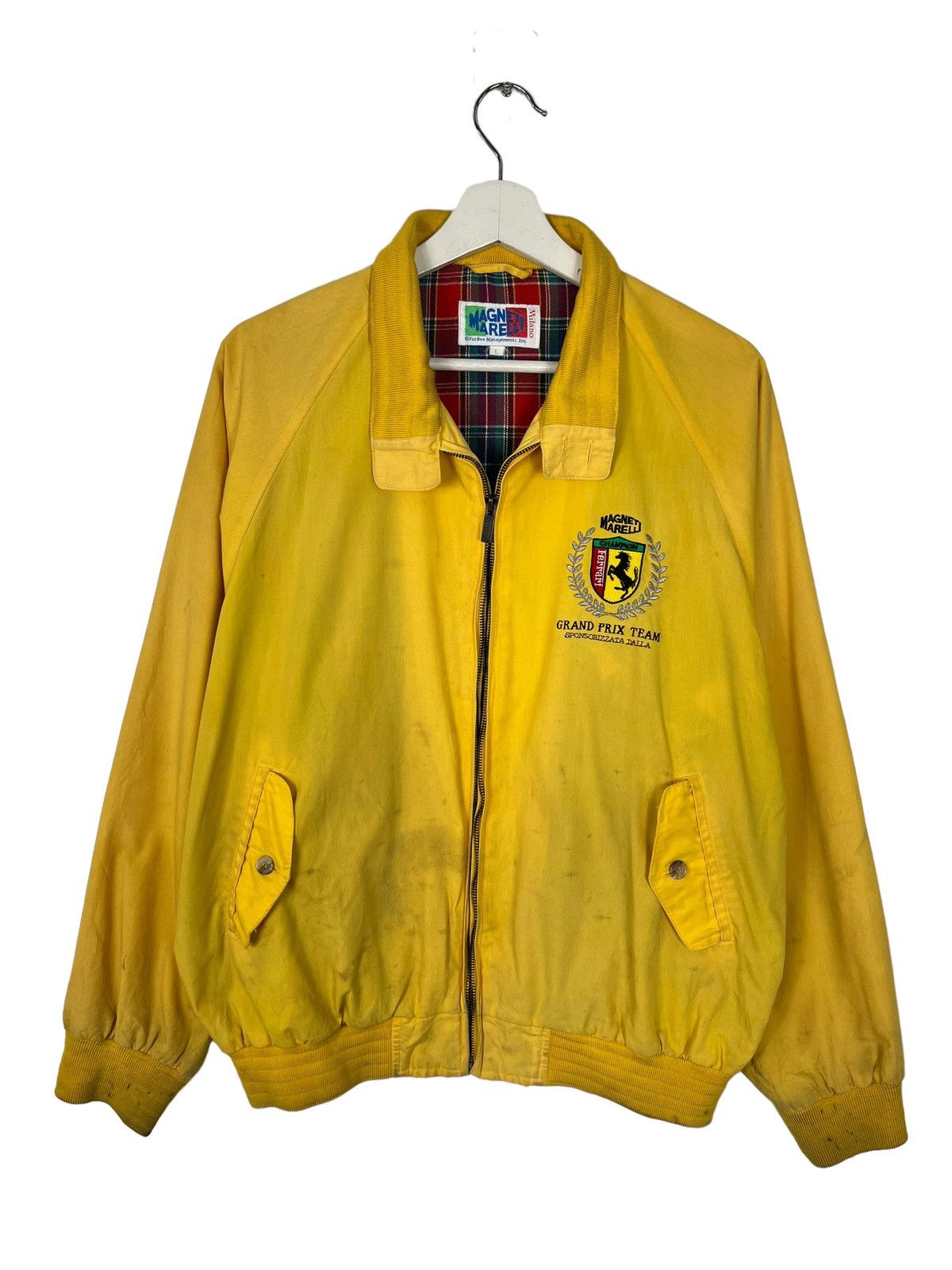 Ferrari 🔥 VINTAGE FERRARI MAGNETI MARELLI GRAND PRIX TEAM JACKET Size US L / EU 52-54 / 3 - 5 Thumbnail