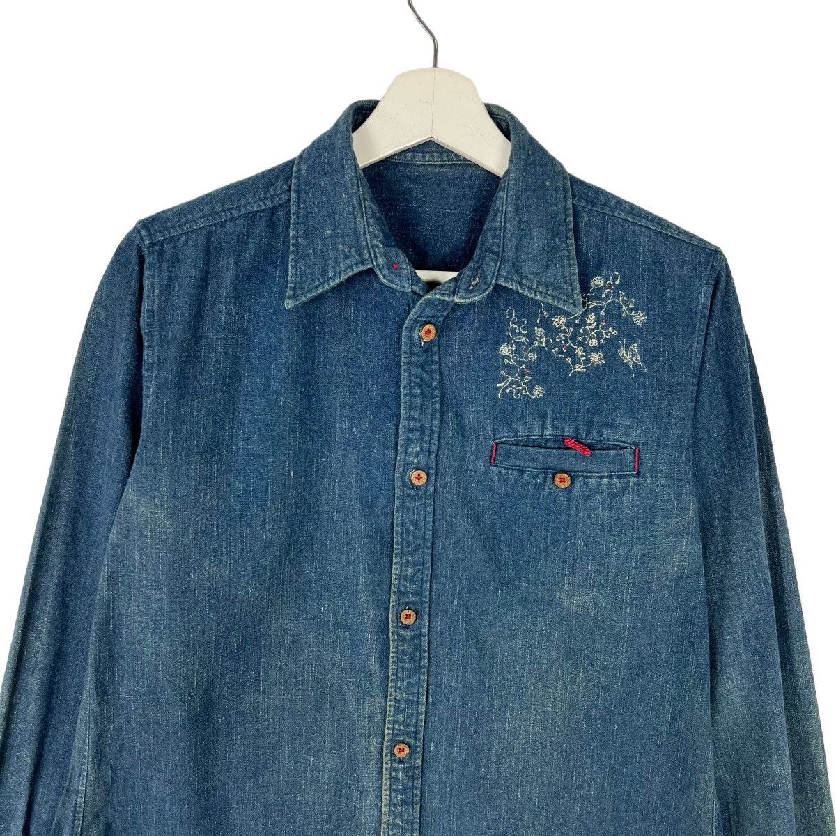 45rpm 🔥 INDIGO BLUE SHIRT JACKET Size US S / EU 44-46 / 1 - 3 Thumbnail