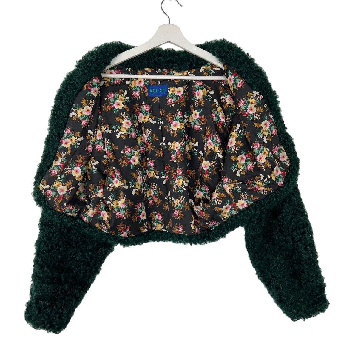 Kenzo 🔥 KENZO PARIS FAUX FUR CROP BOMBER STYLE JACKET Size US M / EU 48-50 / 2 - 8 Thumbnail