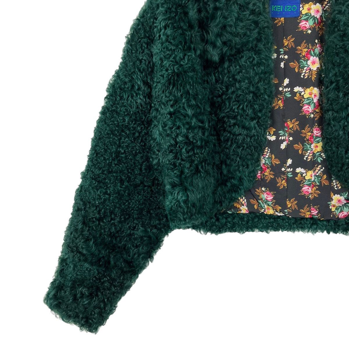Kenzo 🔥 KENZO PARIS FAUX FUR CROP BOMBER STYLE JACKET Size US M / EU 48-50 / 2 - 4 Thumbnail