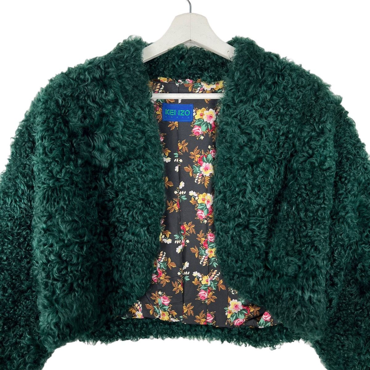 Kenzo 🔥 KENZO PARIS FAUX FUR CROP BOMBER STYLE JACKET Size US M / EU 48-50 / 2 - 6 Thumbnail