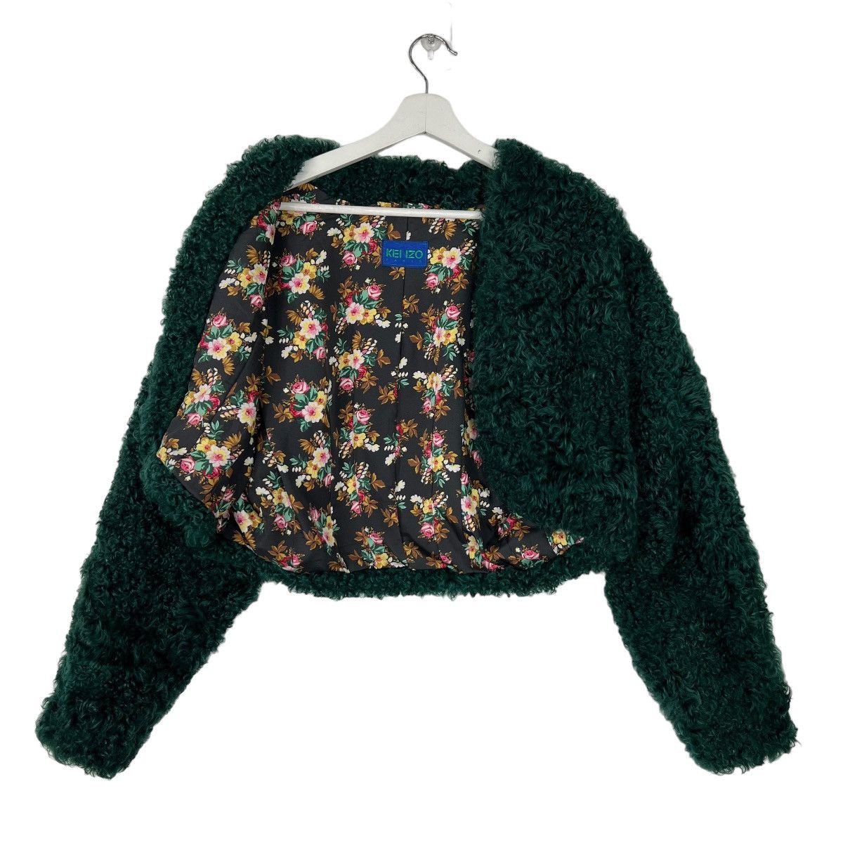 Kenzo 🔥 KENZO PARIS FAUX FUR CROP BOMBER STYLE JACKET Size US M / EU 48-50 / 2 - 7 Thumbnail
