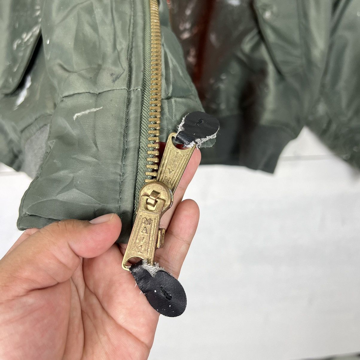 Japanese Brand × Rothco × Vintage 🔥 RIOT VINTAGE ROTHCO PAIN SPLASH MA-1 BOMBER JACKET Size US M / EU 48-50 / 2 - 10 Thumbnail