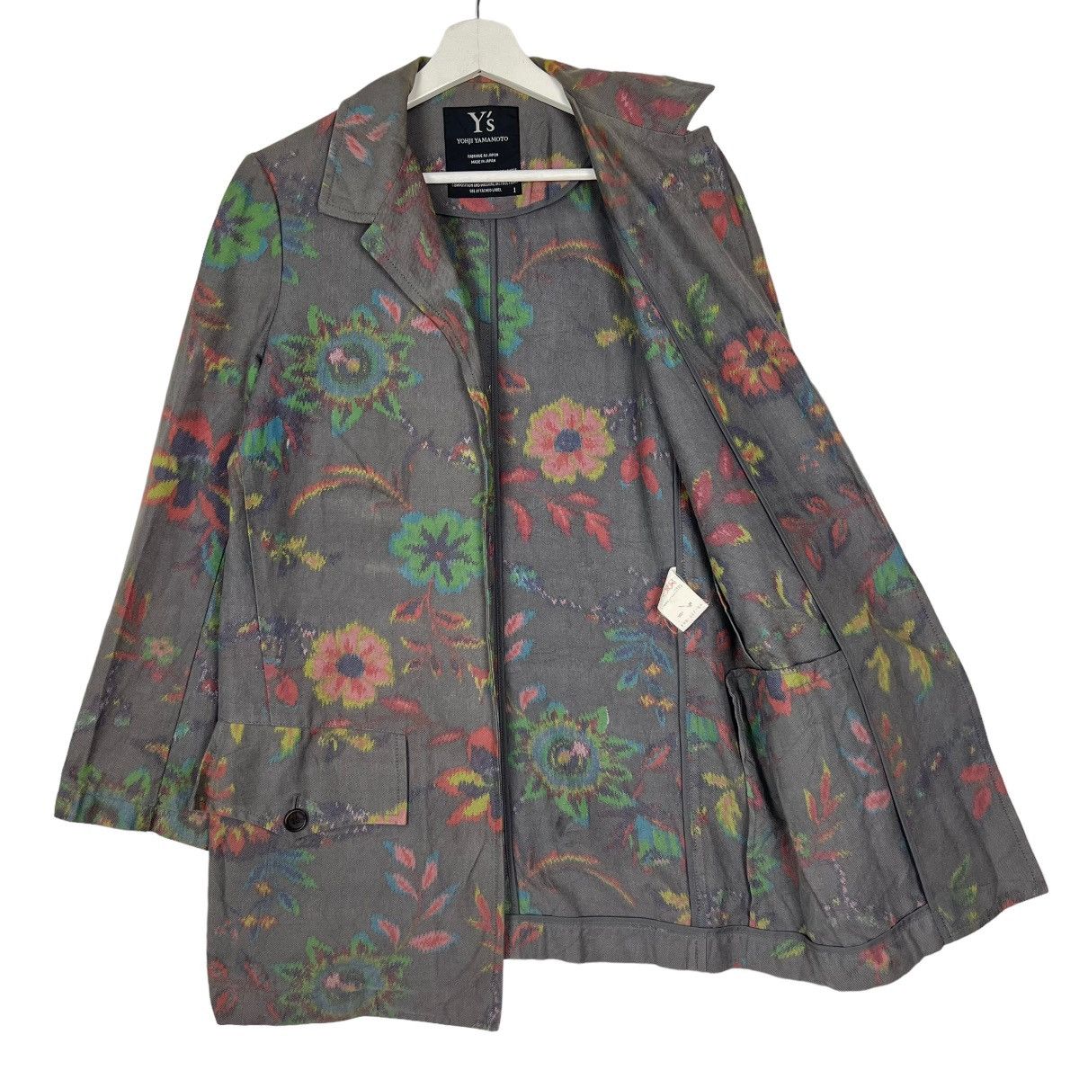 Yohji Yamamoto 🔥 Y'S YOHJI YAMAMOTO FLOWER TAILORED JACKET MADE IN JAPAN Size US S / EU 44-46 / 1 - 2 Thumbnail