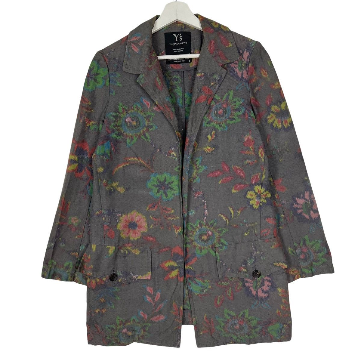 Yohji Yamamoto 🔥 Y'S YOHJI YAMAMOTO FLOWER TAILORED JACKET MADE IN JAPAN Size US S / EU 44-46 / 1 - 4 Thumbnail