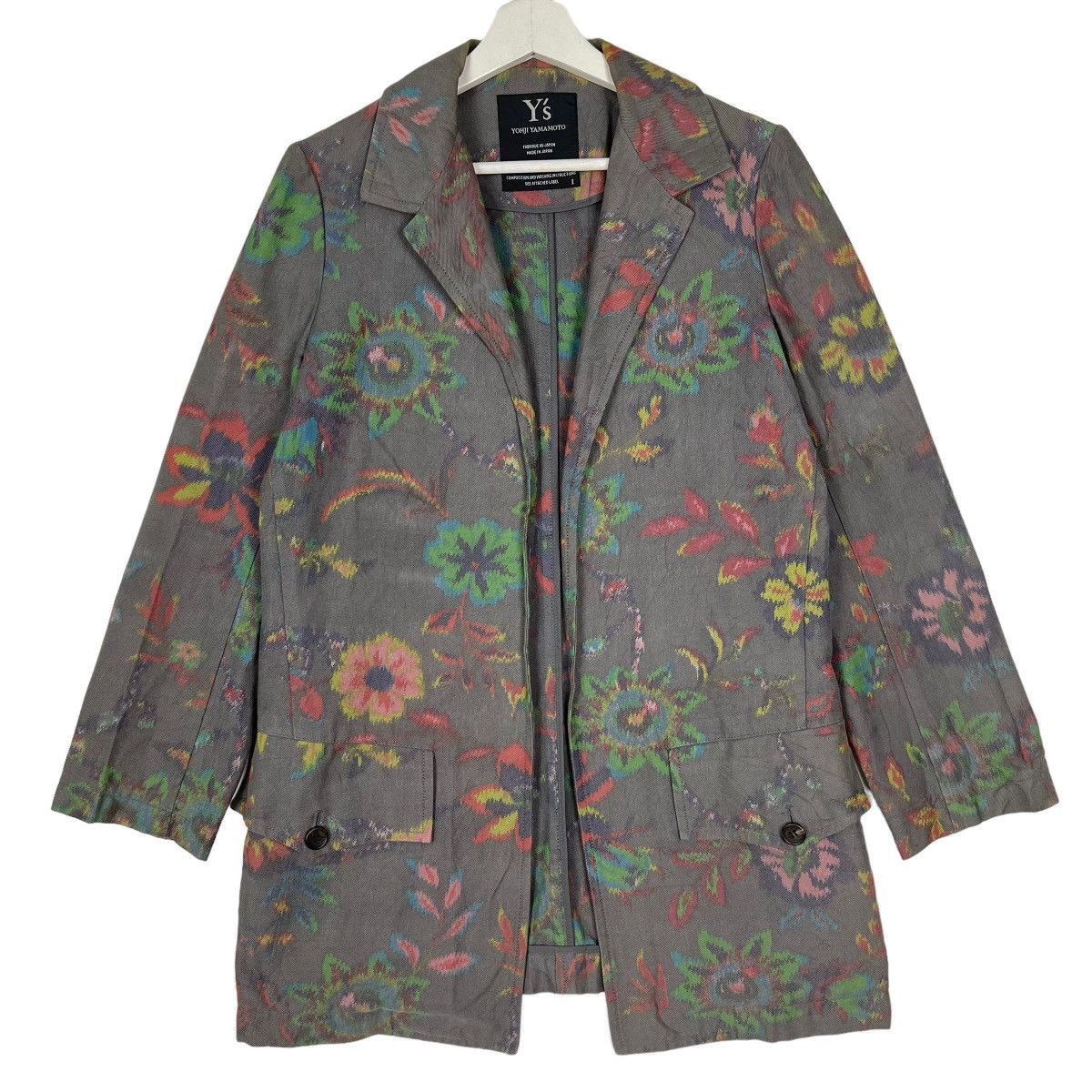 Yohji Yamamoto 🔥 Y'S YOHJI YAMAMOTO FLOWER TAILORED JACKET MADE IN JAPAN Size US S / EU 44-46 / 1 - 3 Thumbnail