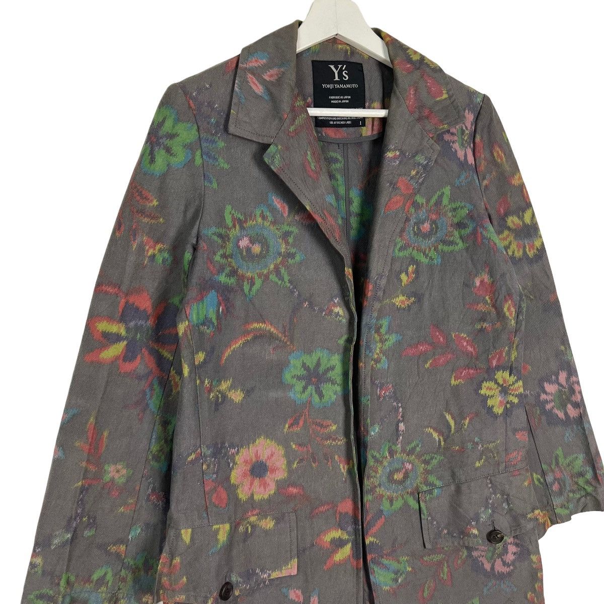 Yohji Yamamoto 🔥 Y'S YOHJI YAMAMOTO FLOWER TAILORED JACKET MADE IN JAPAN Size US S / EU 44-46 / 1 - 7 Thumbnail