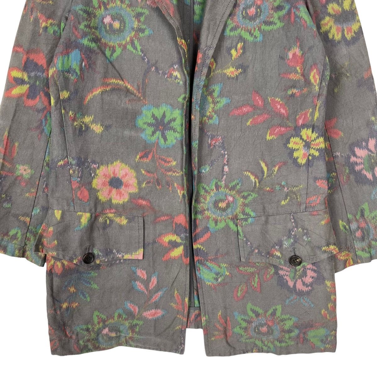 Yohji Yamamoto 🔥 Y'S YOHJI YAMAMOTO FLOWER TAILORED JACKET MADE IN JAPAN Size US S / EU 44-46 / 1 - 9 Thumbnail