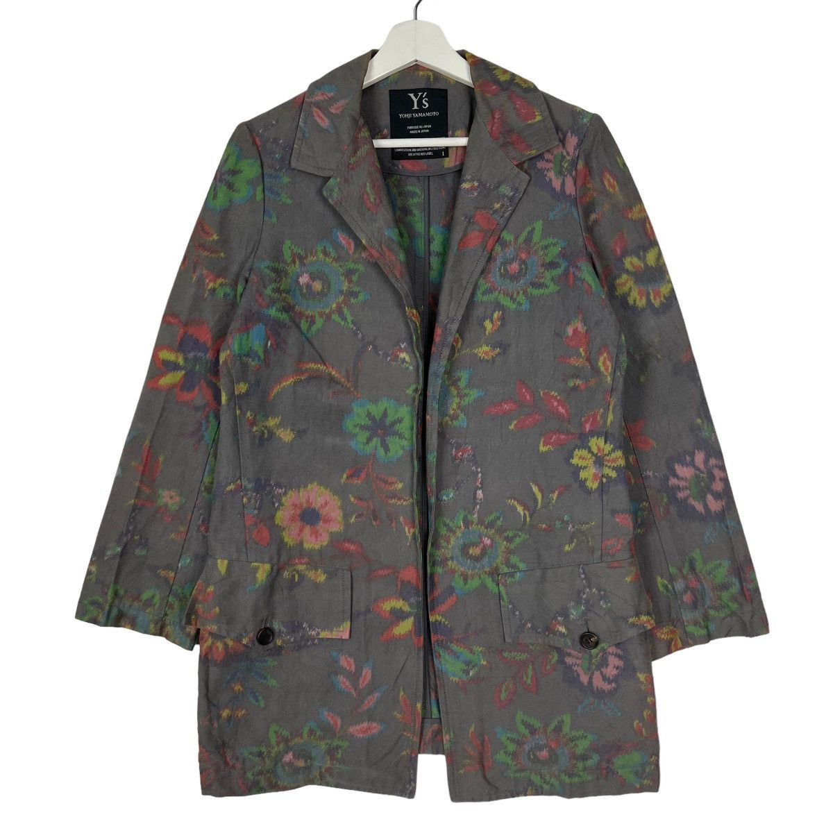 Yohji Yamamoto 🔥 Y'S YOHJI YAMAMOTO FLOWER TAILORED JACKET MADE IN JAPAN Size US S / EU 44-46 / 1 - 6 Thumbnail