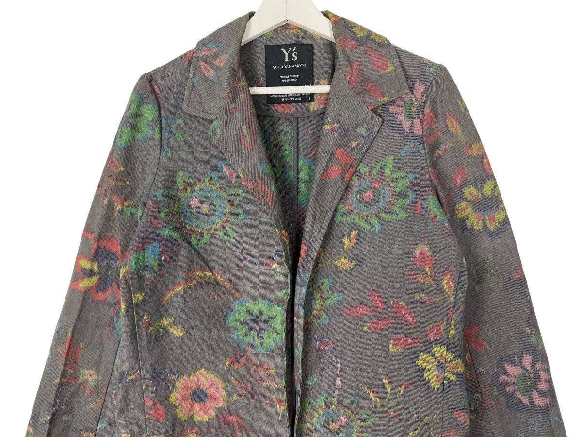 Yohji Yamamoto 🔥 Y'S YOHJI YAMAMOTO FLOWER TAILORED JACKET MADE IN JAPAN Size US S / EU 44-46 / 1 - 10 Thumbnail
