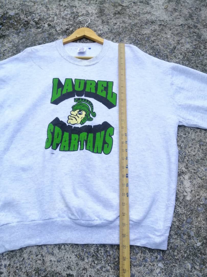 Jerzees × Vintage Vintage 90s Laurel Spartens Sweatshirt Size US L / EU 52-54 / 3 - 4 Thumbnail