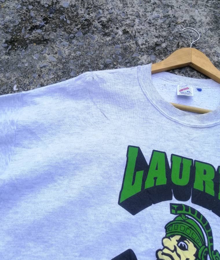 Jerzees × Vintage Vintage 90s Laurel Spartens Sweatshirt Size US L / EU 52-54 / 3 - 2 Thumbnail