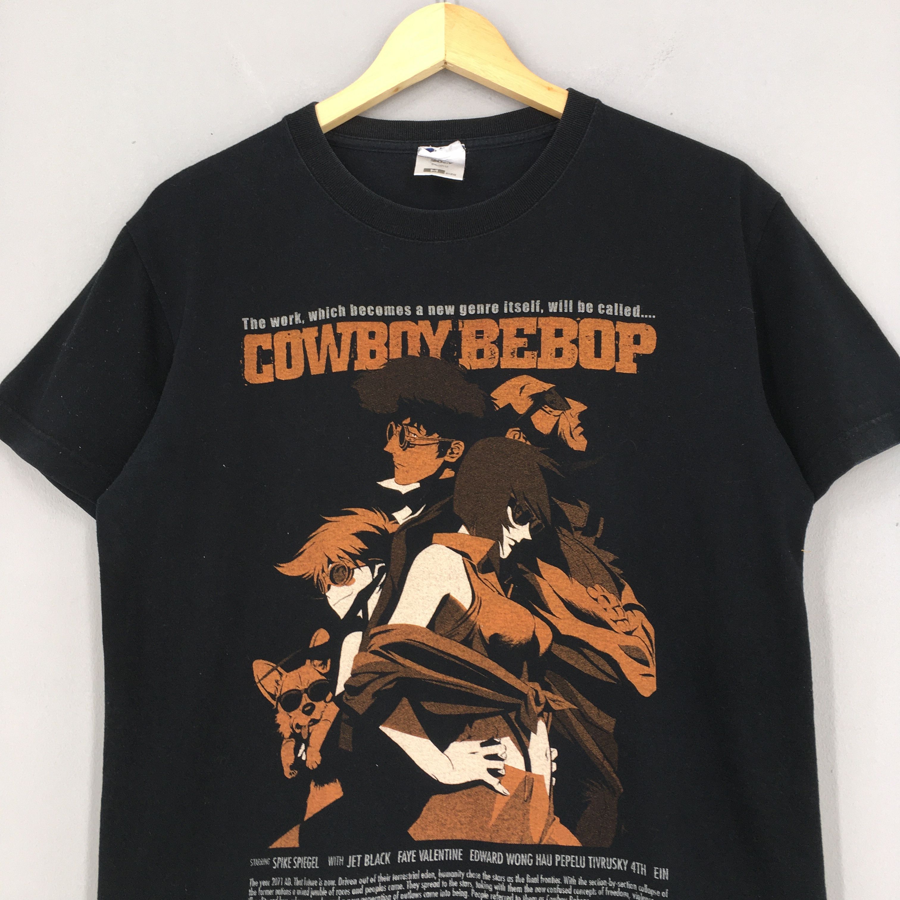 Anime × Japanese Brand Cowboy Bebop Japanese Anime Manga Black Tshirt Size M Size US M / EU 48-50 / 2 - 2 Thumbnail