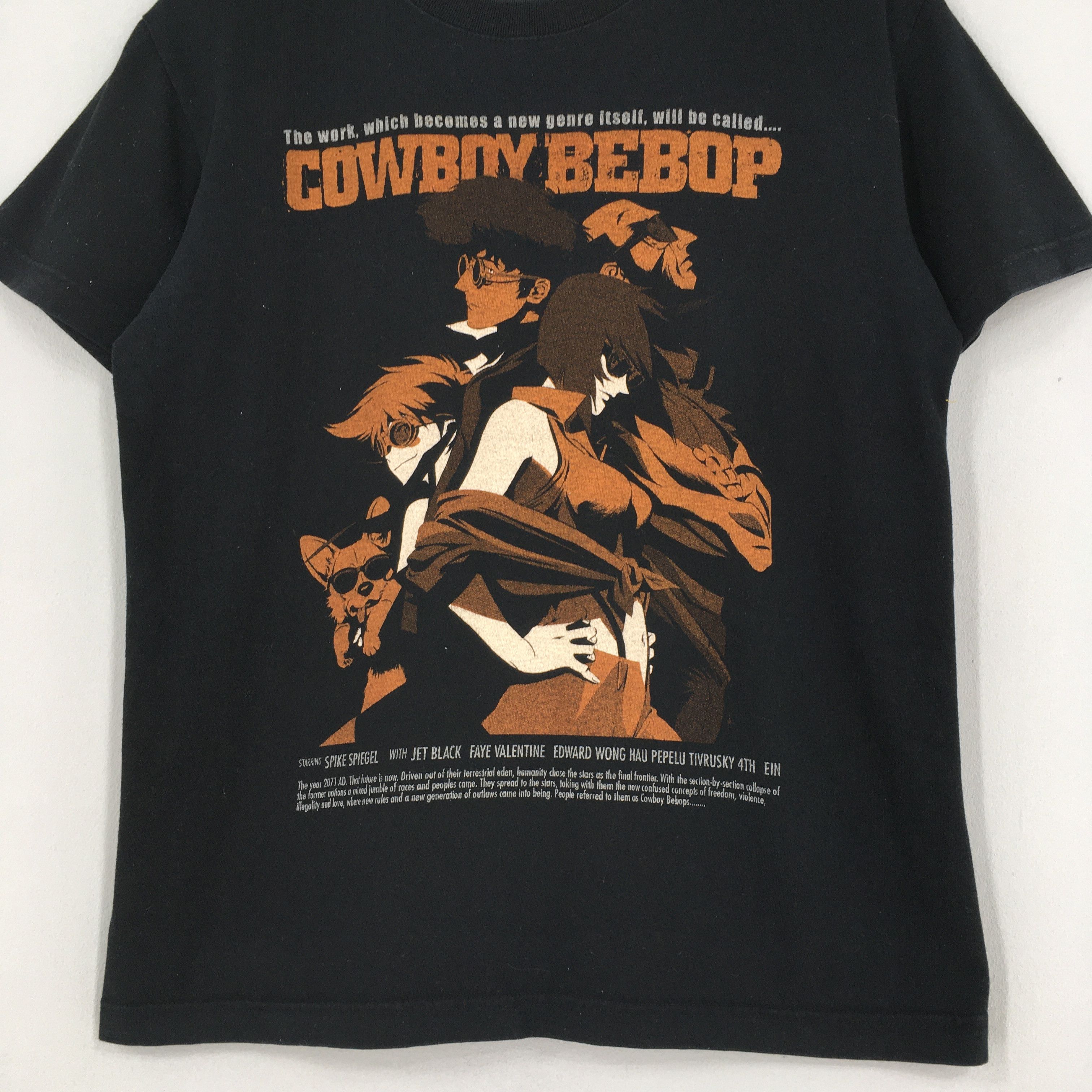 Anime × Japanese Brand Cowboy Bebop Japanese Anime Manga Black Tshirt Size M Size US M / EU 48-50 / 2 - 3 Thumbnail