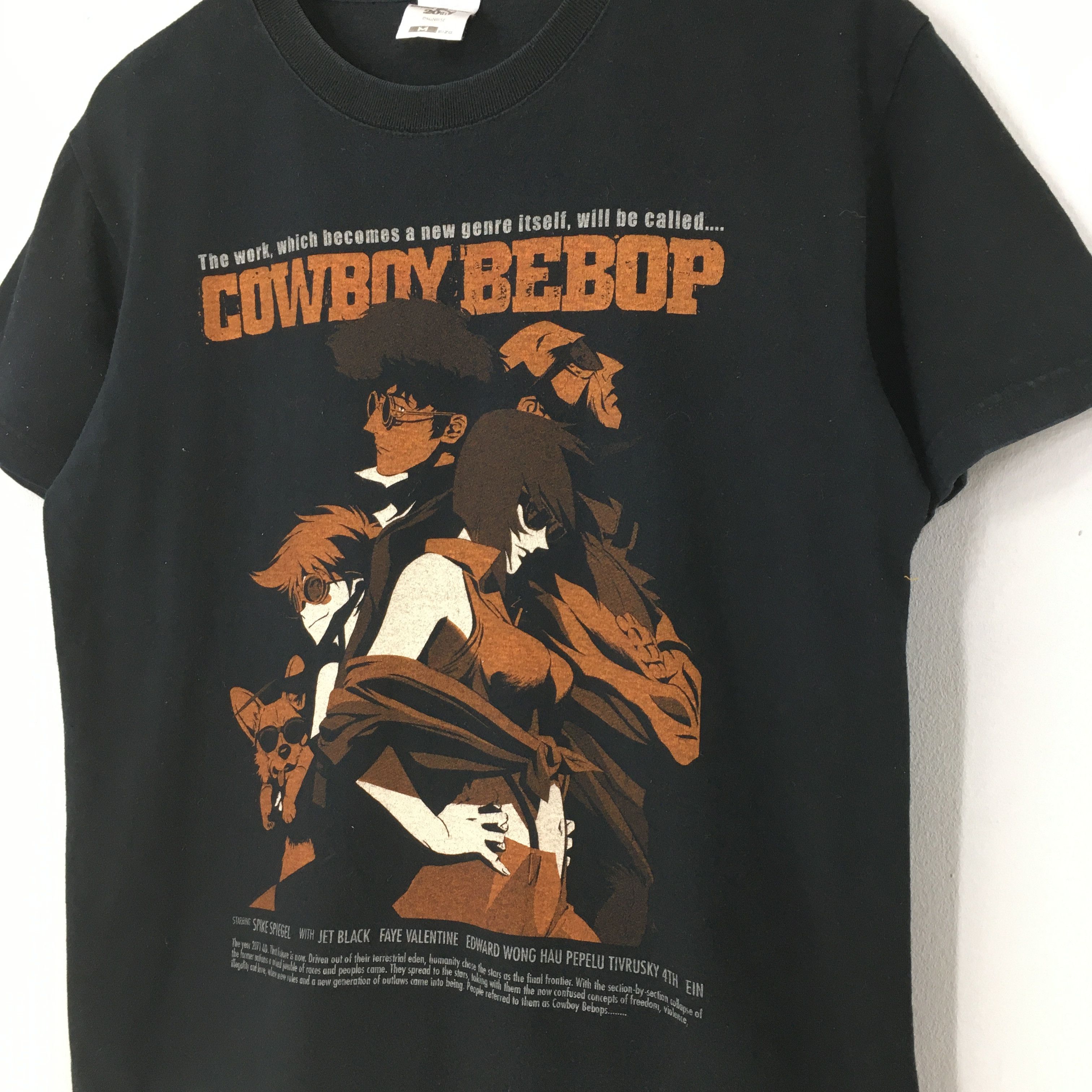 Anime × Japanese Brand Cowboy Bebop Japanese Anime Manga Black Tshirt Size M Size US M / EU 48-50 / 2 - 4 Thumbnail