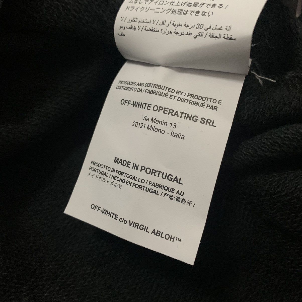 Off-White Off-White Medium Arrow Graphic Washed Black Sweatshirt 2018 Size US M / EU 48-50 / 2 - 11 Thumbnail