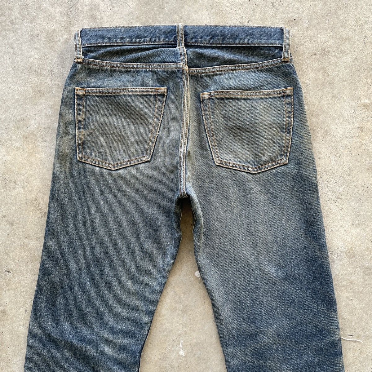 Japanese Brand Vintage Japanese GU Faded Distressed Denim Jeans Pants W30 Size US 30 / EU 46 - 8 Thumbnail