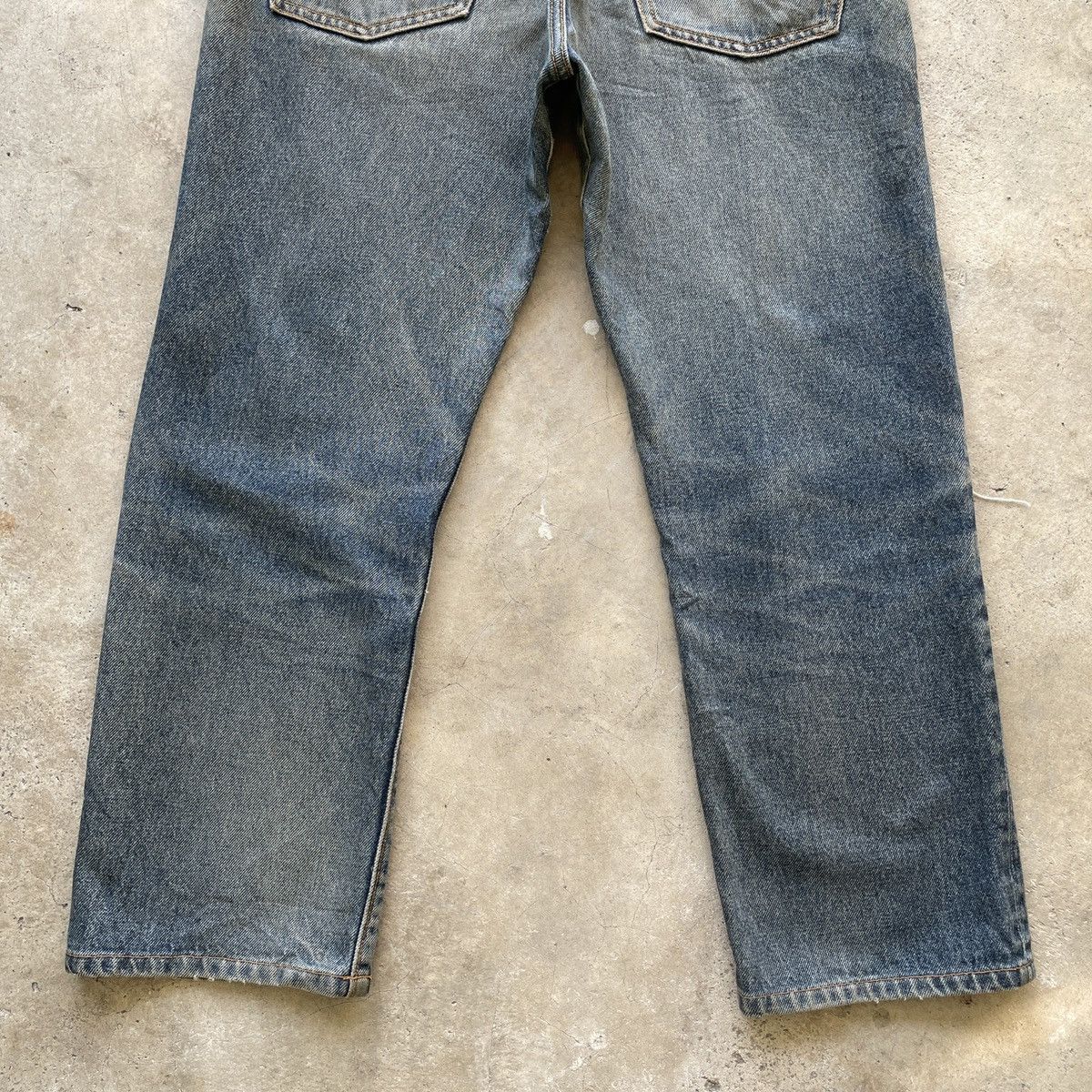 Japanese Brand Vintage Japanese GU Faded Distressed Denim Jeans Pants W30 Size US 30 / EU 46 - 9 Thumbnail