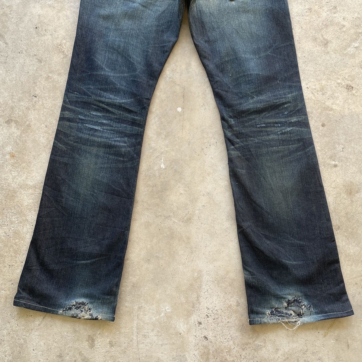 Japanese Brand Vintage Lee Riders Gold Label Flare Denim Jeans Pants W31 Size US 31 - 11 Thumbnail