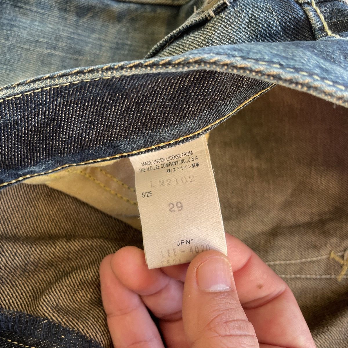 Japanese Brand Vintage Lee Riders Gold Label Flare Denim Jeans Pants W31 Size US 31 - 8 Thumbnail