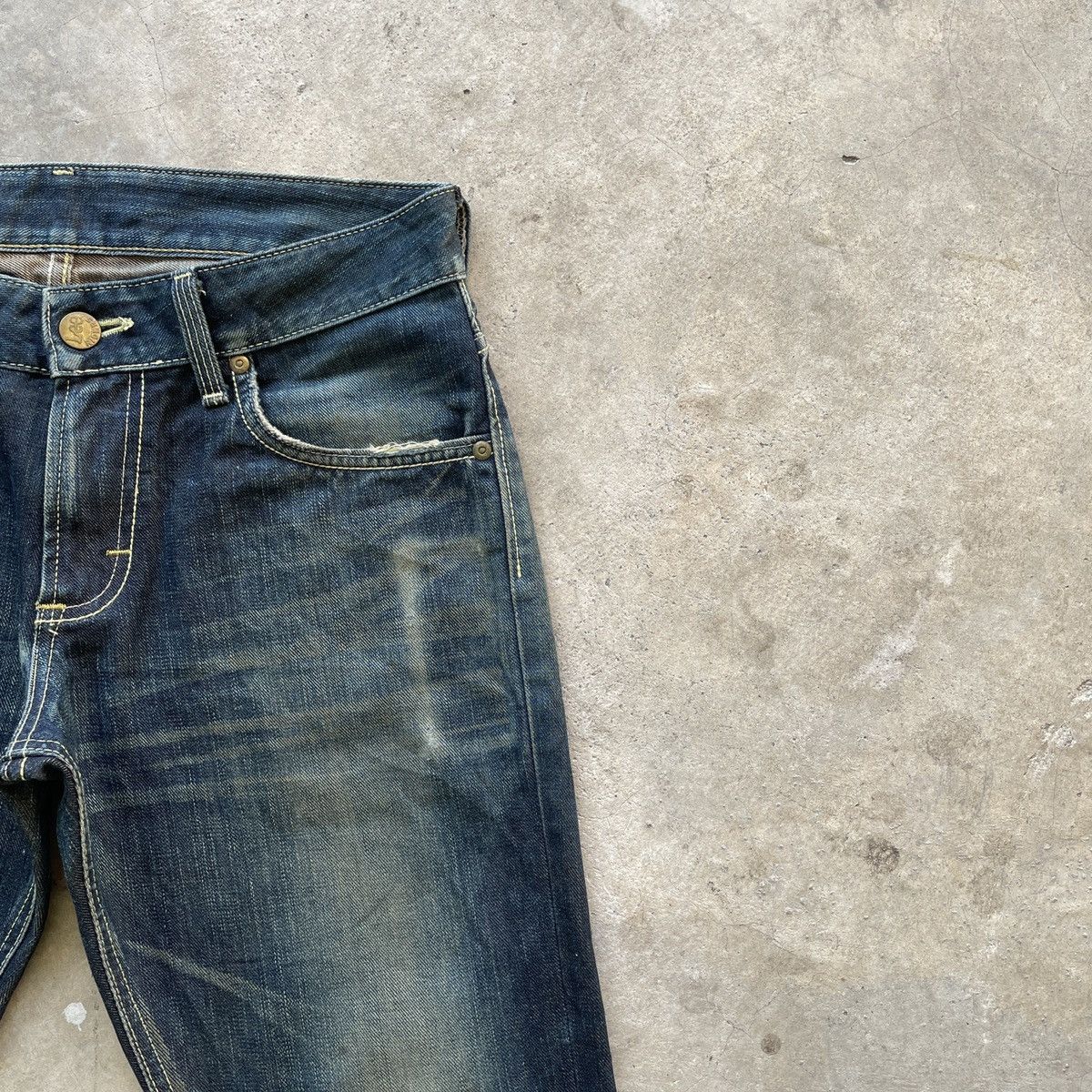 Japanese Brand Vintage Lee Riders Gold Label Flare Denim Jeans Pants W31 Size US 31 - 6 Thumbnail