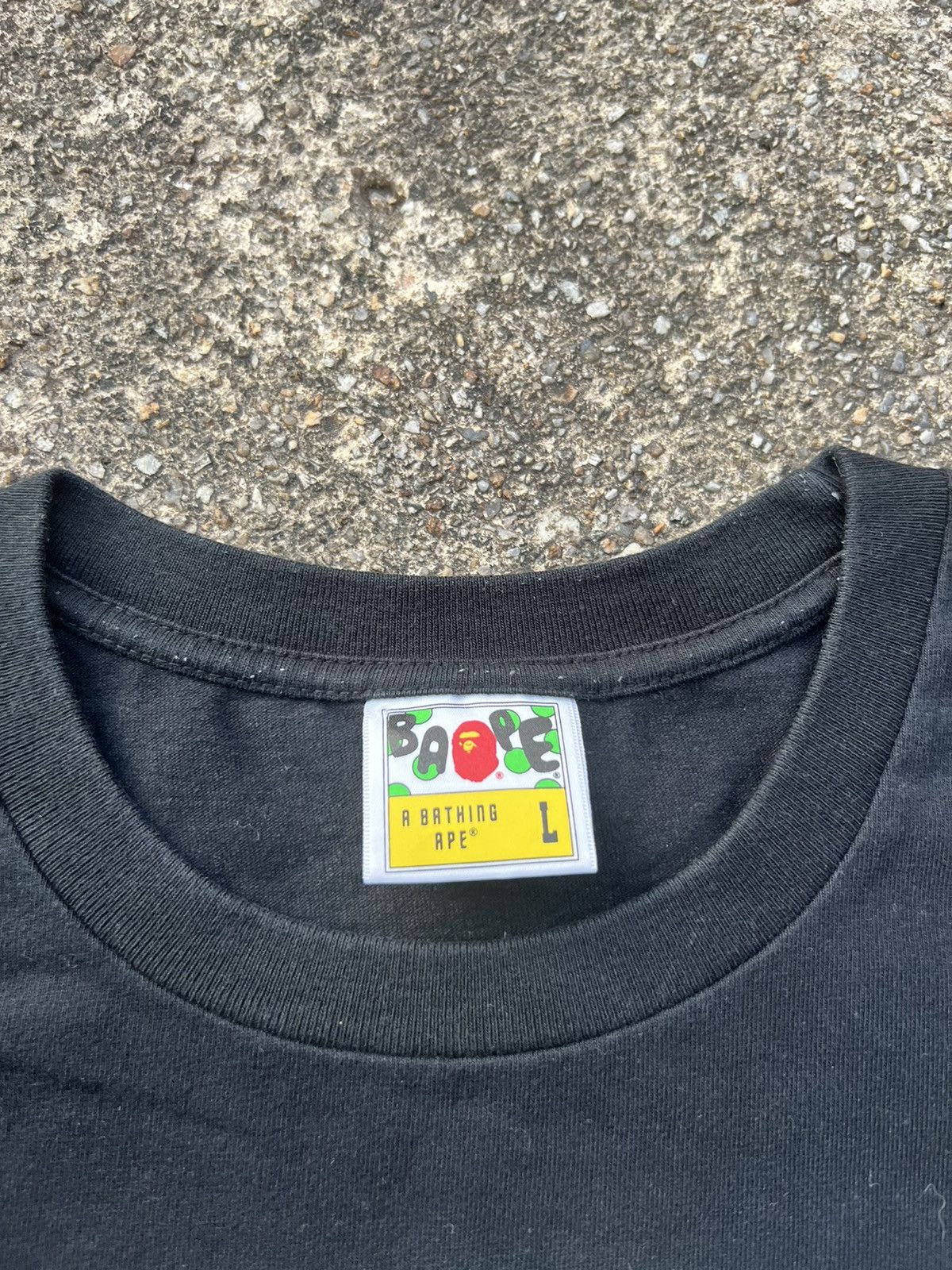 Bape Patchwork College Tee Size US L / EU 52-54 / 3 - 4 Thumbnail