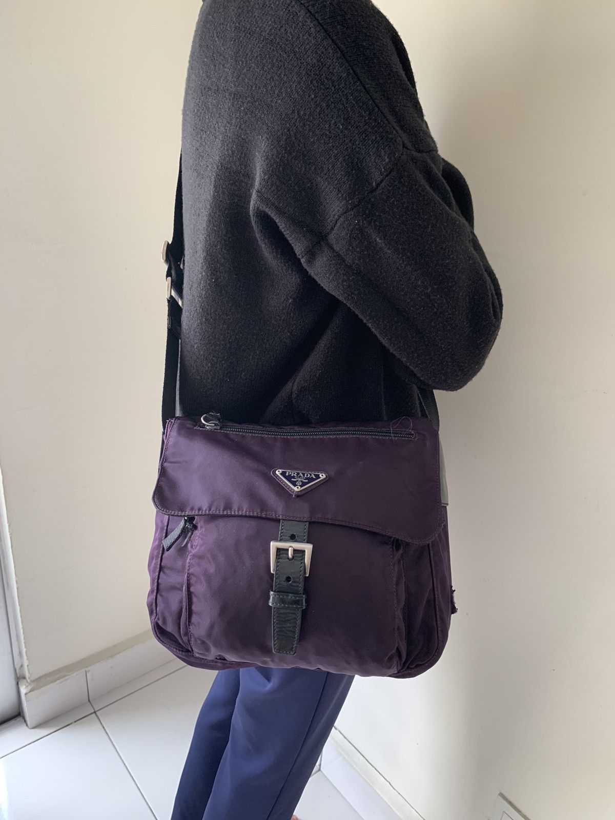 Prada Vela Crossbody Bag