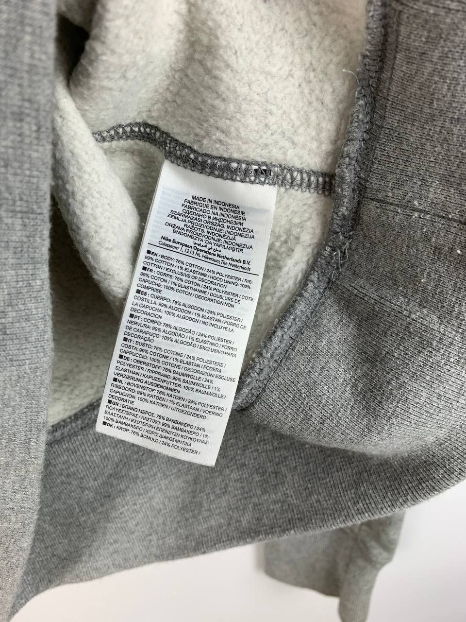 Nike Nike Vintage hoodie grey cotton M Size US M / EU 48-50 / 2 - 8 Thumbnail
