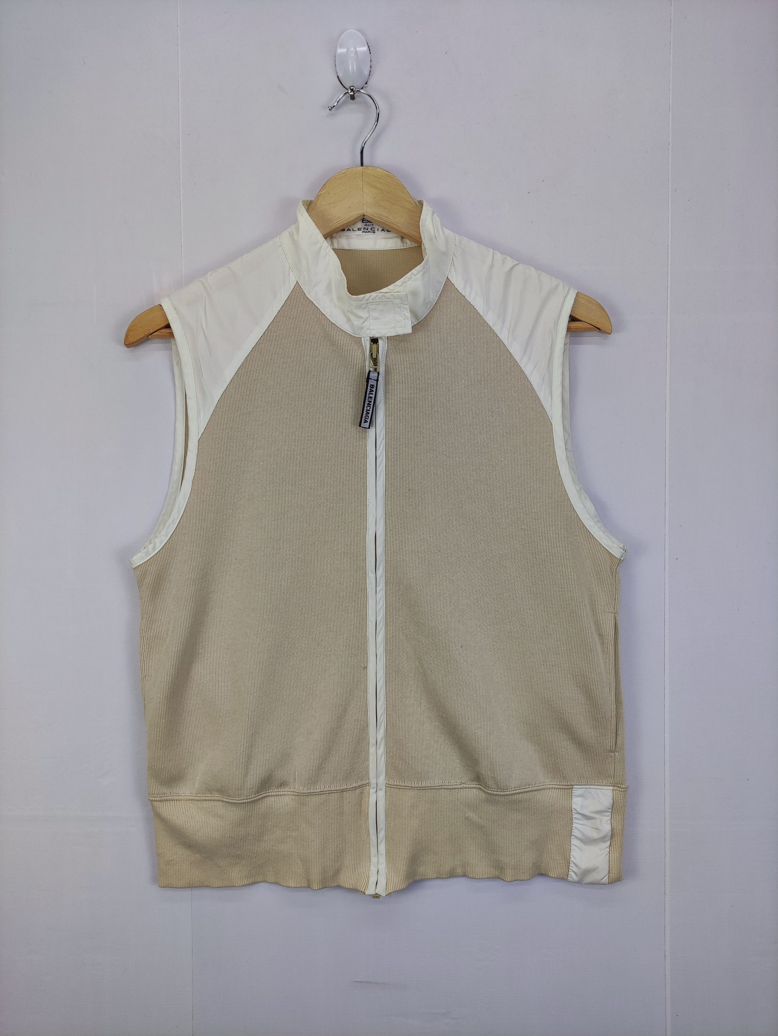 Balenciaga Balenciaga Paris Vest Golf Zipper Size US S / EU 44-46 / 1 - 1 Thumbnail