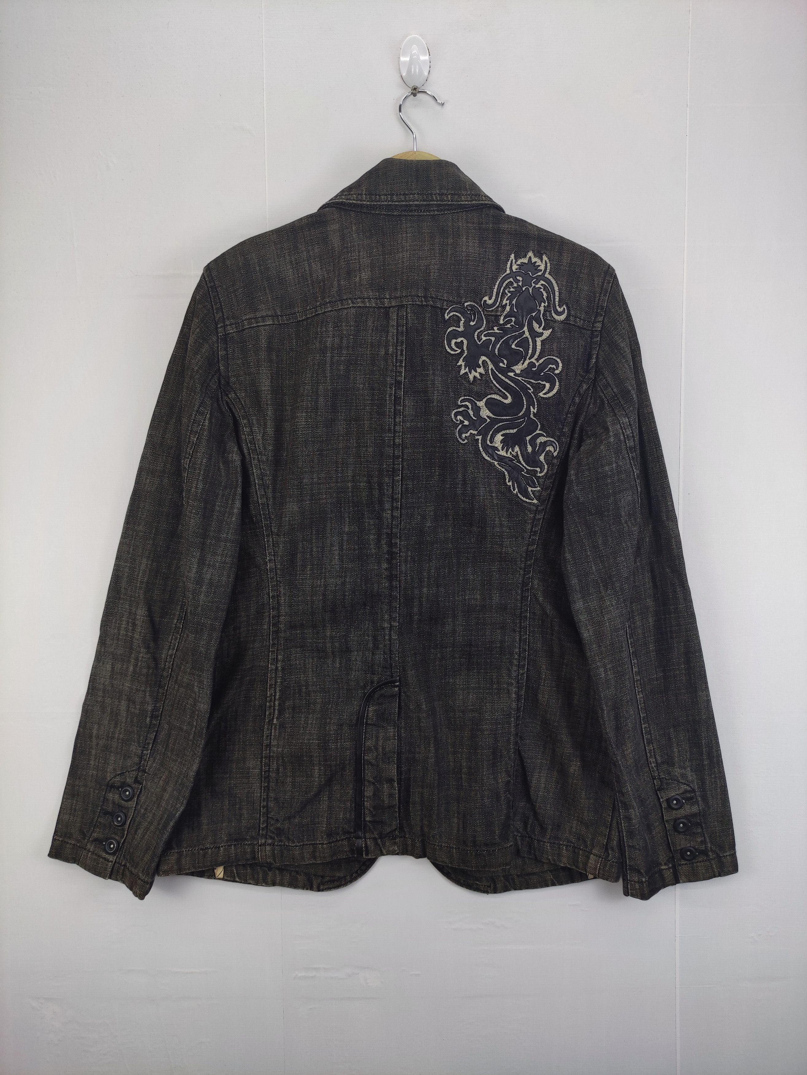 Zara Vintage Zara Man Denim Coat Chore Jacket Size US L / EU 52-54 / 3 - 9 Thumbnail