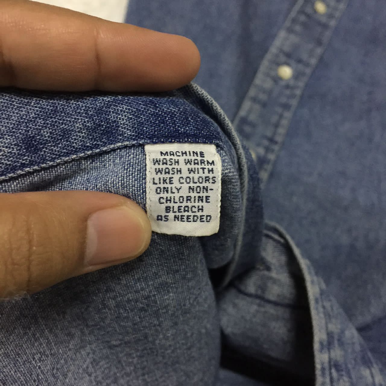 Ralph Lauren Vtg Ralph Lauren Blaire Button Up Denim Like Size US S / EU 44-46 / 1 - 4 Thumbnail