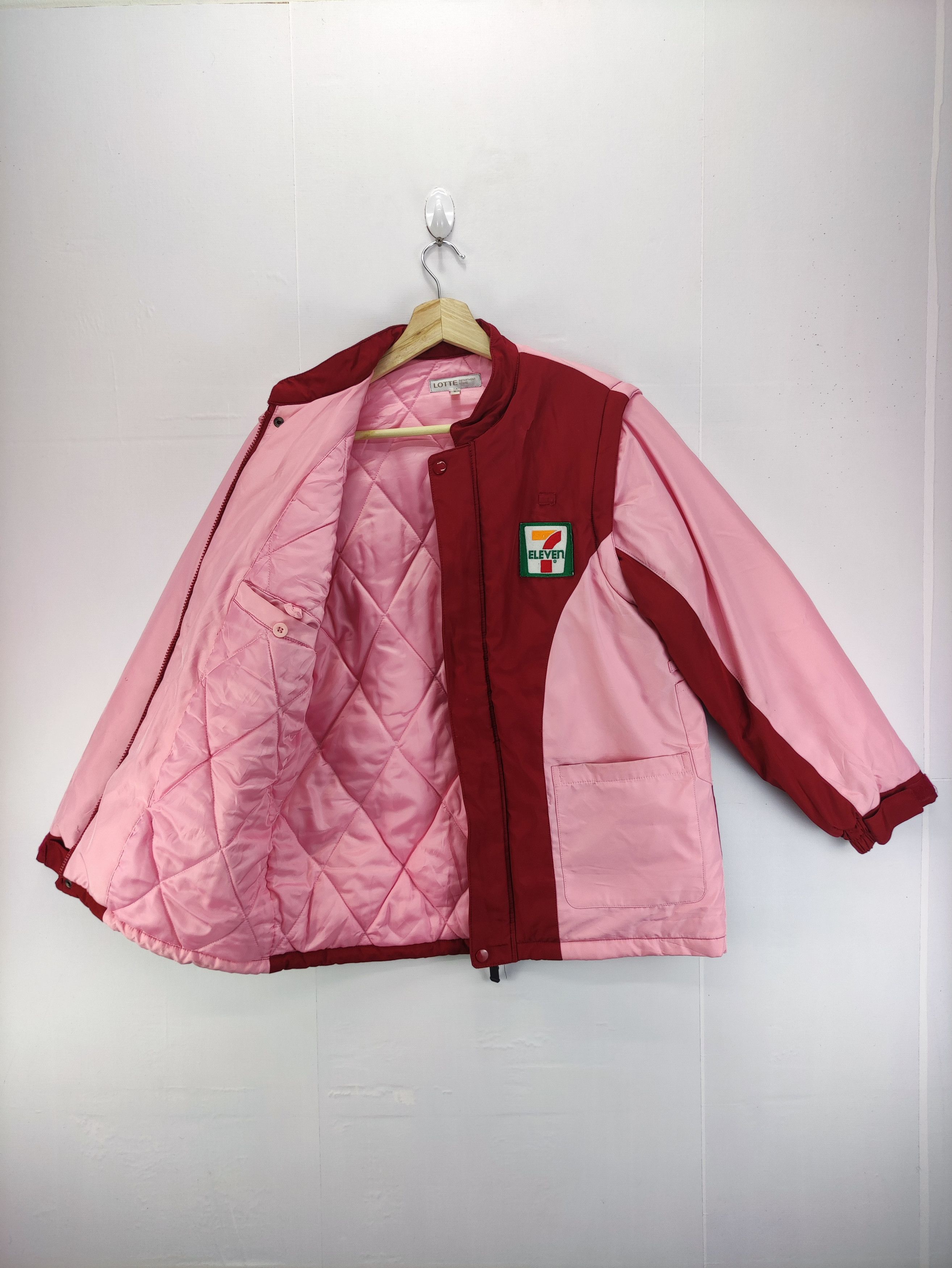 Japanese Brand Vintage 7 Eleven Jacket Puffer Work Wear Size US M / EU 48-50 / 2 - 4 Thumbnail