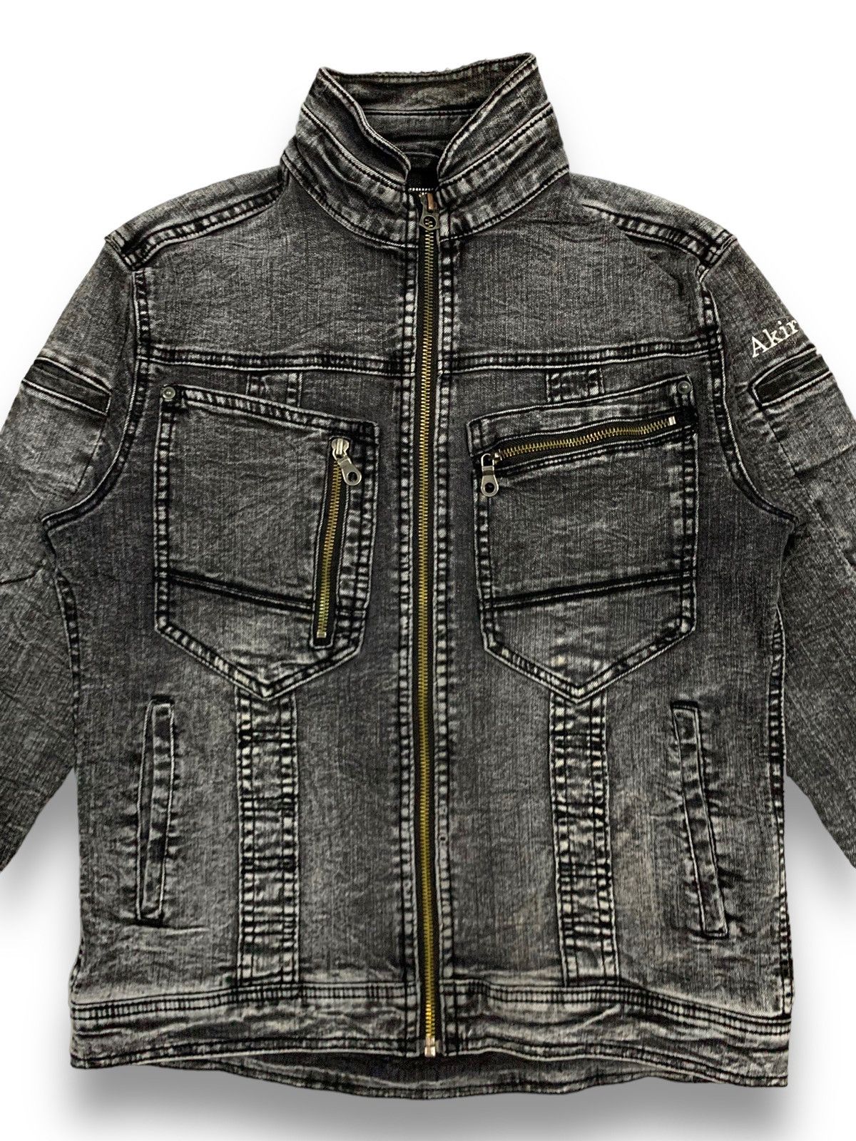 14th Addiction Grancisco Akira Multi-pockets Tactical Techwear Denim Jacket Size US M / EU 48-50 / 2 - 6 Thumbnail