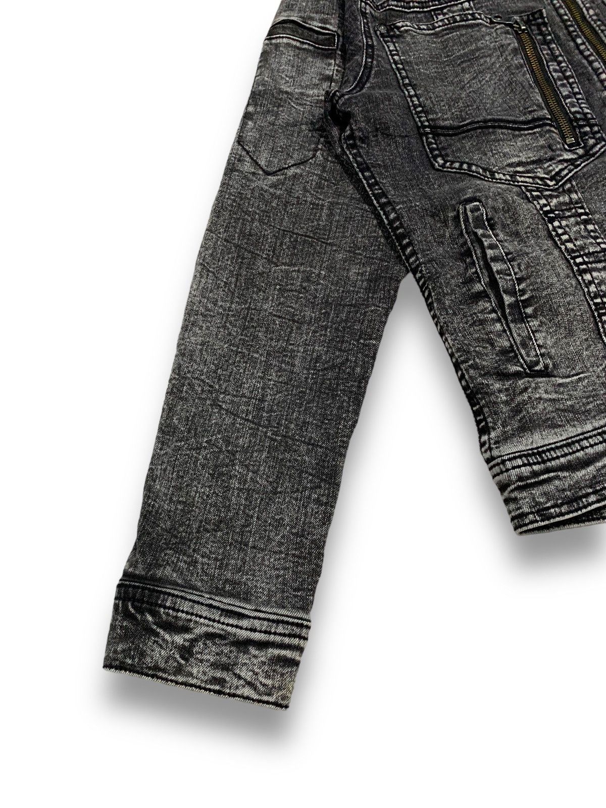 14th Addiction Grancisco Akira Multi-pockets Tactical Techwear Denim Jacket Size US M / EU 48-50 / 2 - 13 Thumbnail