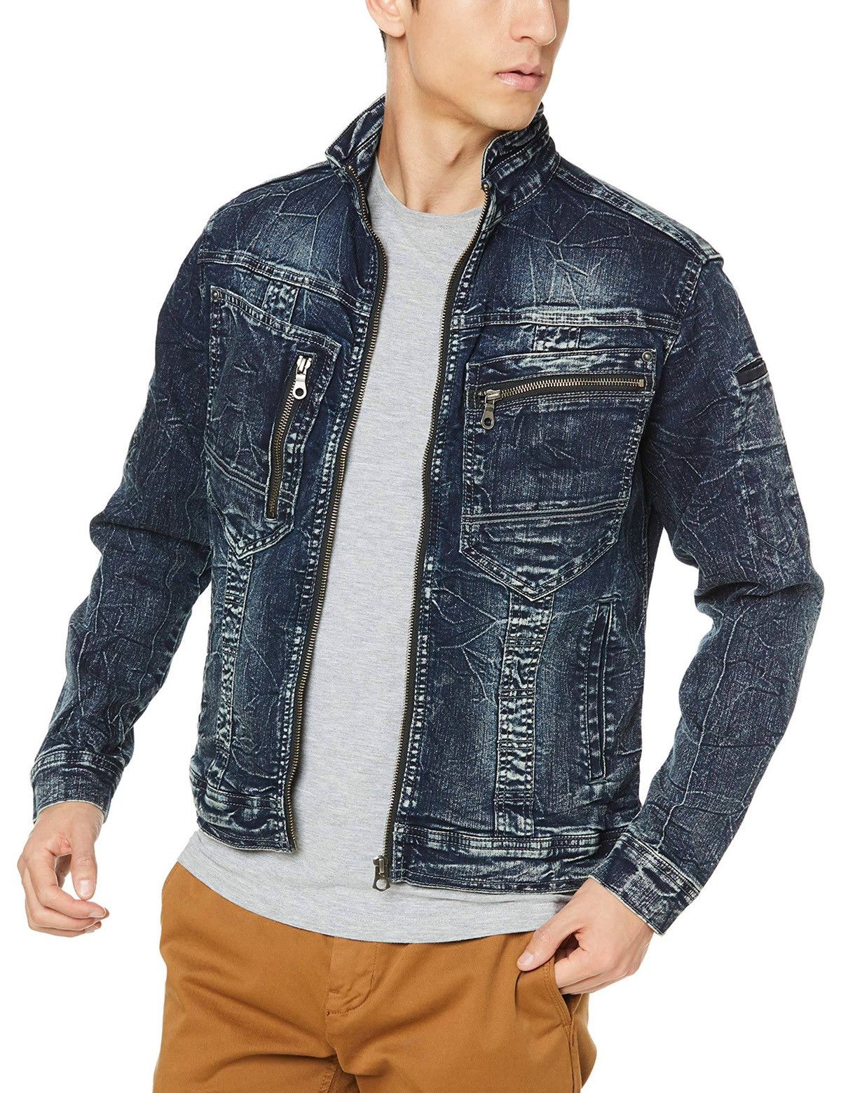 14th Addiction Grancisco Akira Multi-pockets Tactical Techwear Denim Jacket Size US M / EU 48-50 / 2 - 3 Thumbnail