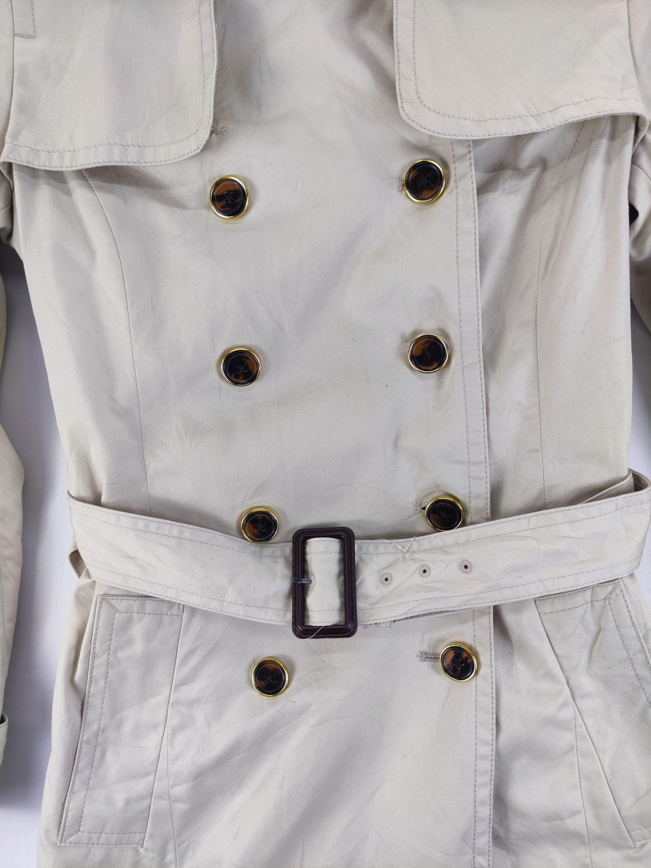 Banana Republic Vintage Banana Republic Belted Trench Coat Jacket Size XS / US 0-2 / IT 36-38 - 3 Thumbnail