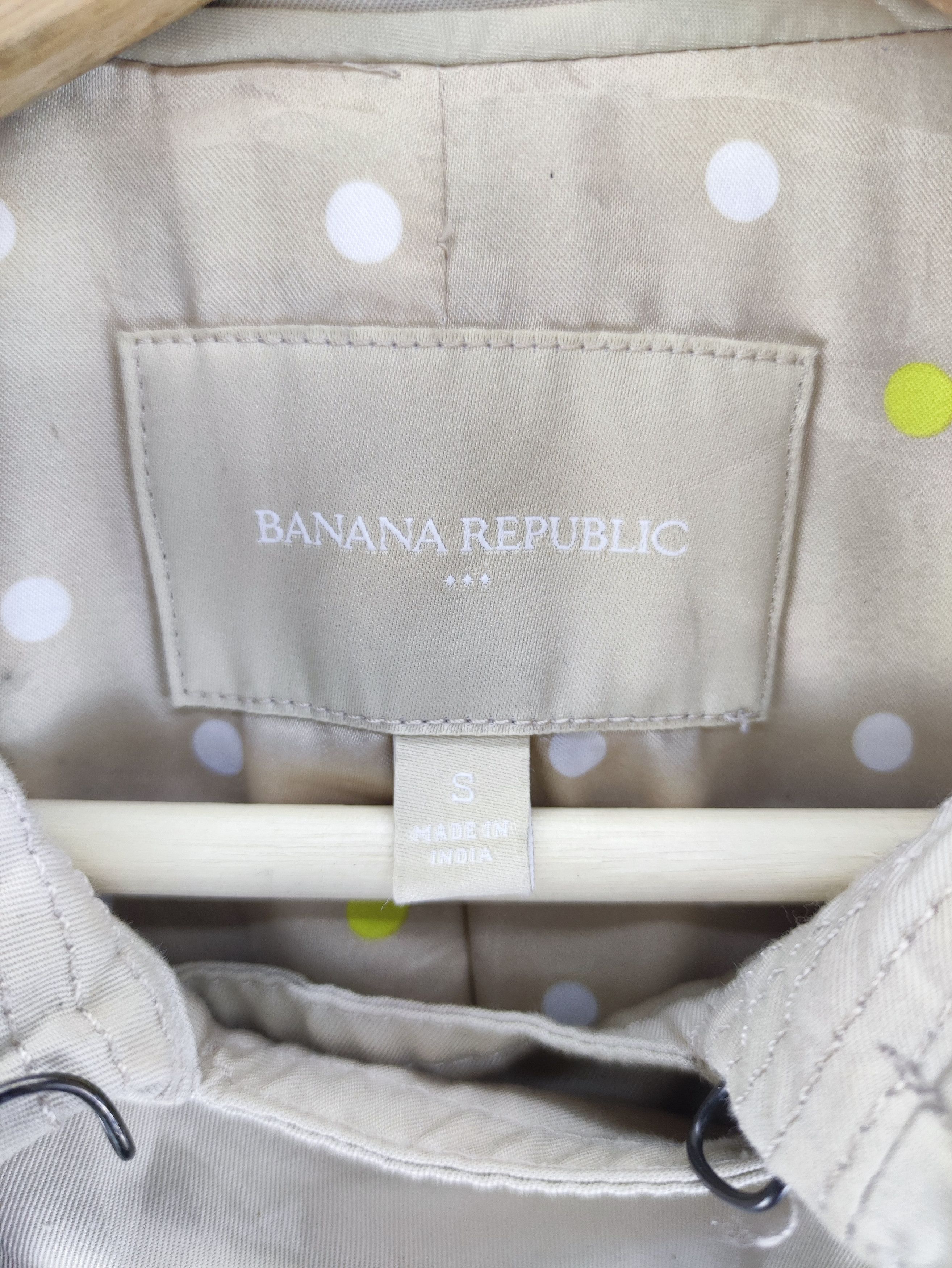 Banana Republic Vintage Banana Republic Belted Trench Coat Jacket Size XS / US 0-2 / IT 36-38 - 2 Thumbnail