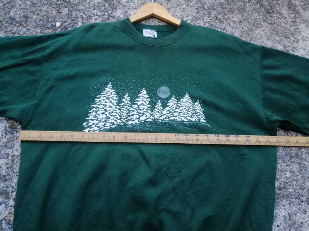 Vintage Vintage Santee Christmas Theme Sweatshirt Size US L / EU 52-54 / 3 - 2 Thumbnail