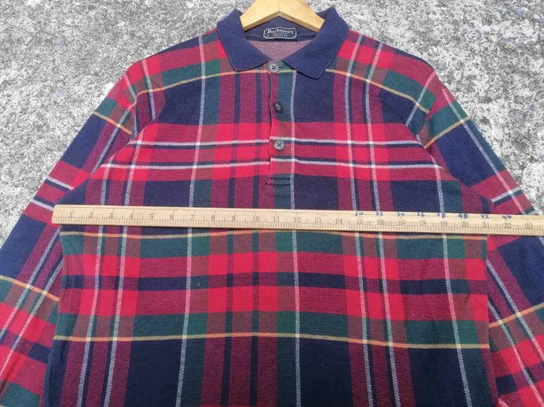 Burberry Burberry Plaid Polo Shirt Size US M / EU 48-50 / 2 - 2 Thumbnail
