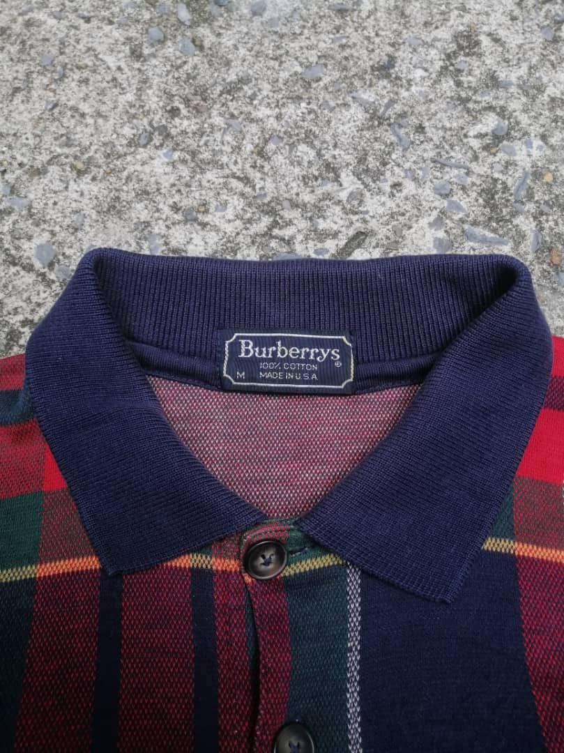 Burberry Burberry Plaid Polo Shirt Size US M / EU 48-50 / 2 - 3 Thumbnail
